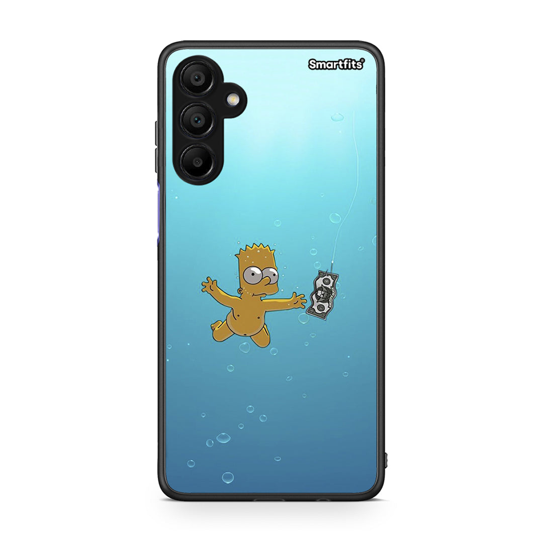 Samsung A15 5G Chasing Money θήκη από τη Smartfits με σχέδιο στο πίσω μέρος και μαύρο περίβλημα | Smartphone case with colorful back and black bezels by Smartfits