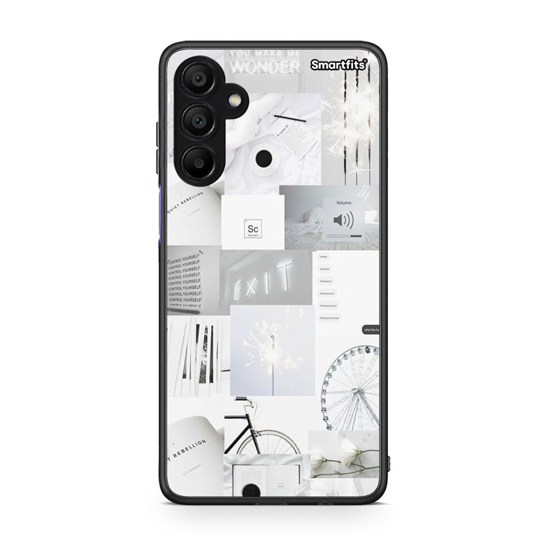 Samsung A15 5G Collage Make Me Wonder Θήκη Αγίου Βαλεντίνου από τη Smartfits με σχέδιο στο πίσω μέρος και μαύρο περίβλημα | Smartphone case with colorful back and black bezels by Smartfits