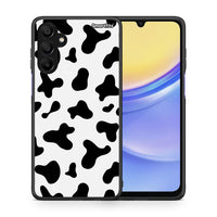 Thumbnail for Θήκη Samsung Galaxy A15 5G Cow Print από τη Smartfits με σχέδιο στο πίσω μέρος και μαύρο περίβλημα | Samsung Galaxy A15 5G Cow Print case with colorful back and black bezels
