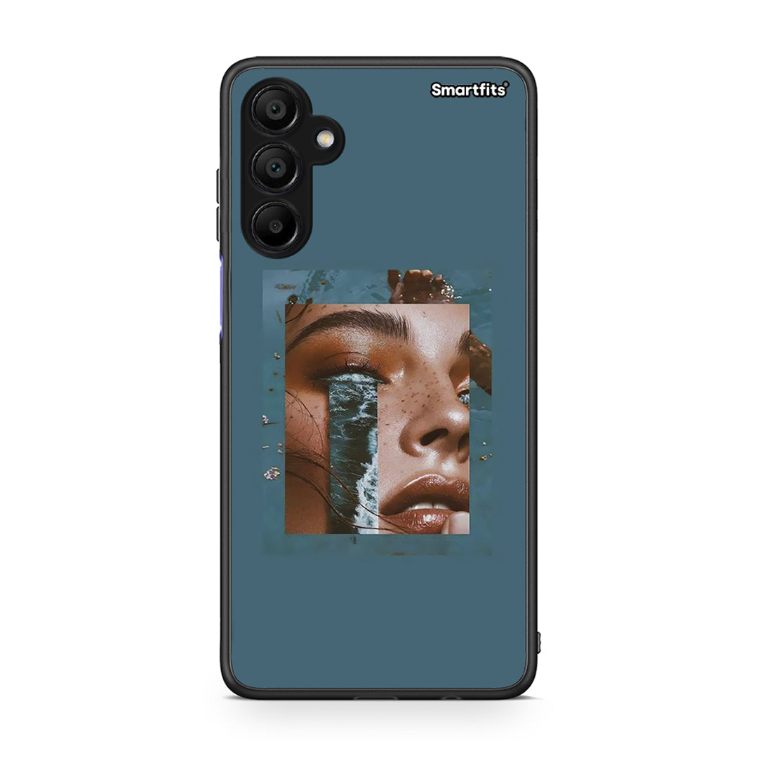 Samsung A15 5G Cry An Ocean θήκη από τη Smartfits με σχέδιο στο πίσω μέρος και μαύρο περίβλημα | Smartphone case with colorful back and black bezels by Smartfits