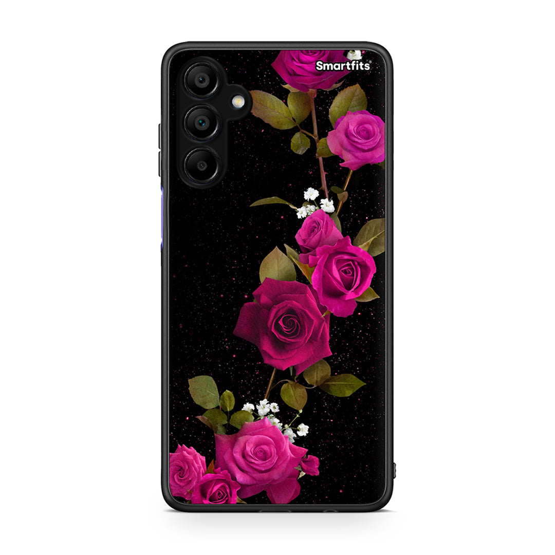 4 - Samsung A15 5G Red Roses Flower case, cover, bumper