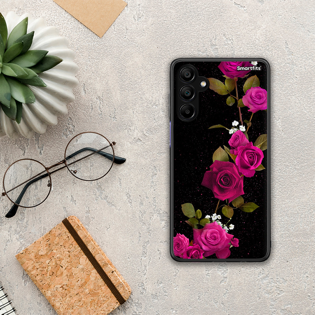 Flower Red Roses - Samsung Galaxy A15 5G θήκη