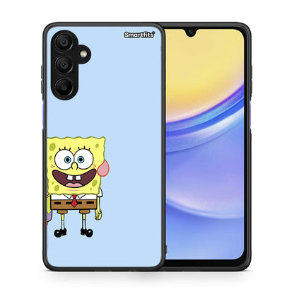 Θήκη Samsung A15 5G Friends Bob από τη Smartfits με σχέδιο στο πίσω μέρος και μαύρο περίβλημα | Samsung A15 5G Friends Bob case with colorful back and black bezels