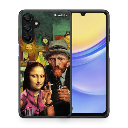 Θήκη Samsung A15 5G Funny Art από τη Smartfits με σχέδιο στο πίσω μέρος και μαύρο περίβλημα | Samsung A15 5G Funny Art case with colorful back and black bezels