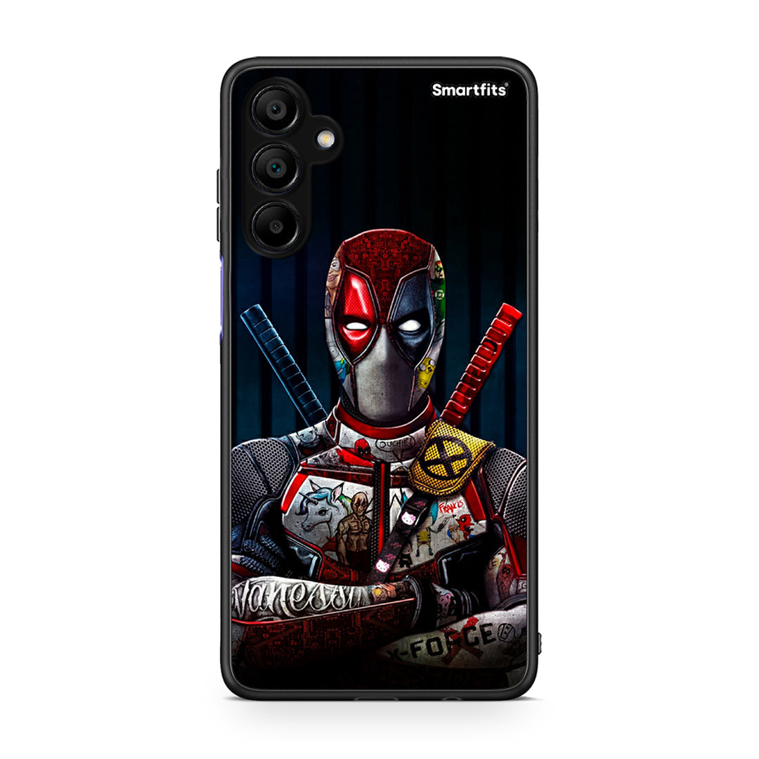 Samsung A15 5G Funny Guy θήκη από τη Smartfits με σχέδιο στο πίσω μέρος και μαύρο περίβλημα | Smartphone case with colorful back and black bezels by Smartfits