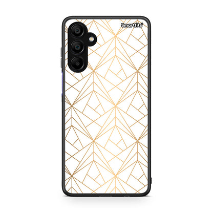 111 - Samsung A15 5G Luxury White Geometric case, cover, bumper