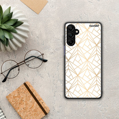 Geometric Luxury White - Samsung A15 5G θήκη