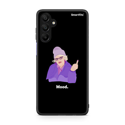 Samsung A15 5G Grandma Mood Black θήκη από τη Smartfits με σχέδιο στο πίσω μέρος και μαύρο περίβλημα | Smartphone case with colorful back and black bezels by Smartfits