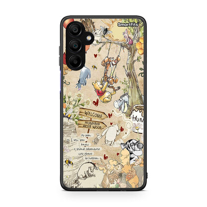 Samsung A15 5G Happy Friends θήκη από τη Smartfits με σχέδιο στο πίσω μέρος και μαύρο περίβλημα | Smartphone case with colorful back and black bezels by Smartfits