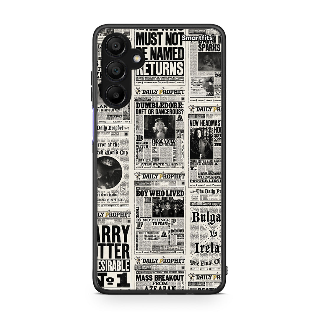 Samsung A15 5G Harry Paper θήκη από τη Smartfits με σχέδιο στο πίσω μέρος και μαύρο περίβλημα | Smartphone case with colorful back and black bezels by Smartfits