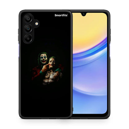 Θήκη Samsung A15 5G Clown Hero από τη Smartfits με σχέδιο στο πίσω μέρος και μαύρο περίβλημα | Samsung A15 5G Clown Hero case with colorful back and black bezels