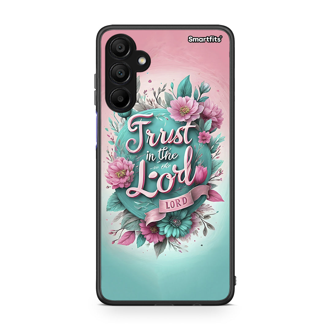Samsung A15 5G Lord Trust θήκη από τη Smartfits με σχέδιο στο πίσω μέρος και μαύρο περίβλημα | Smartphone case with colorful back and black bezels by Smartfits