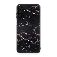 Thumbnail for 4 - Samsung Galaxy A15 5G Black Rosegold Marble case, cover, bumper