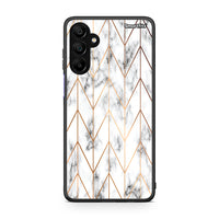 Thumbnail for 44 - Samsung Galaxy A15 5G Gold Geometric Marble case, cover, bumper