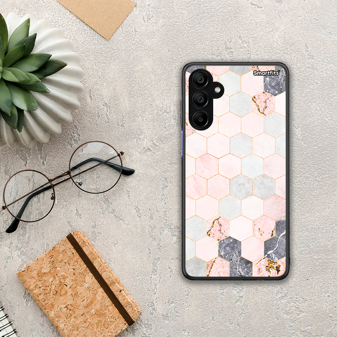 Marble Hexagon Pink - Samsung A15 5G θήκη