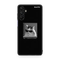 Thumbnail for Samsung Galaxy A15 5G Meme Cat θήκη από τη Smartfits με σχέδιο στο πίσω μέρος και μαύρο περίβλημα | Smartphone case with colorful back and black bezels by Smartfits