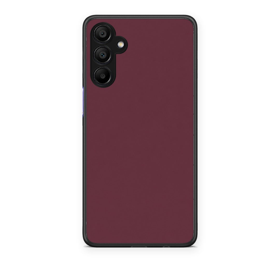 Θήκη Samsung A15 5G Muted Burgundy από τη Smartfits με σχέδιο στο πίσω μέρος και μαύρο περίβλημα | Samsung A15 5G Muted Burgundy case with colorful back and black bezels