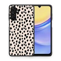 Thumbnail for Θήκη Samsung Galaxy A15 5G New Polka Dots από τη Smartfits με σχέδιο στο πίσω μέρος και μαύρο περίβλημα | Samsung Galaxy A15 5G New Polka Dots case with colorful back and black bezels