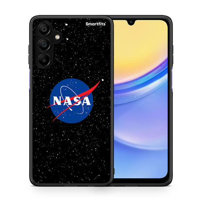 Θήκη Samsung A15 5G NASA PopArt από τη Smartfits με σχέδιο στο πίσω μέρος και μαύρο περίβλημα | Samsung A15 5G NASA PopArt case with colorful back and black bezels
