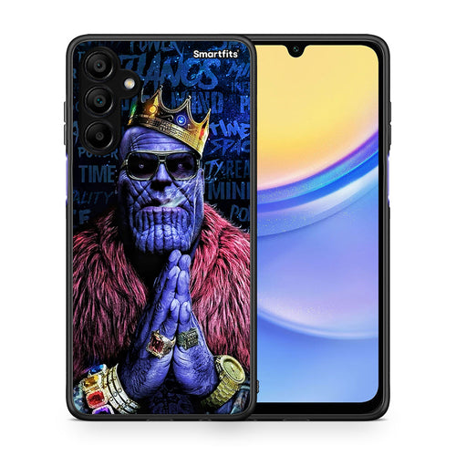 Θήκη Samsung A15 5G Thanos PopArt από τη Smartfits με σχέδιο στο πίσω μέρος και μαύρο περίβλημα | Samsung A15 5G Thanos PopArt case with colorful back and black bezels