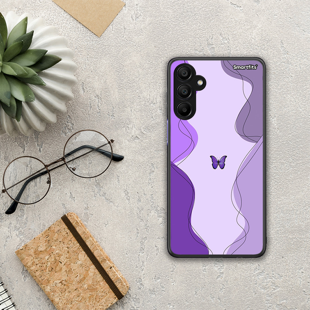 Purple Mariposa - Samsung A15 5G θήκη