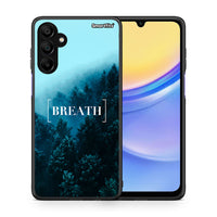 Thumbnail for Θήκη Samsung Galaxy A15 5G Breath Quote από τη Smartfits με σχέδιο στο πίσω μέρος και μαύρο περίβλημα | Samsung Galaxy A15 5G Breath Quote case with colorful back and black bezels