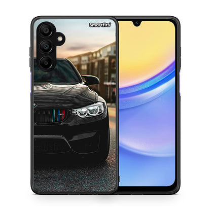 Θήκη Samsung A15 5G M3 Racing από τη Smartfits με σχέδιο στο πίσω μέρος και μαύρο περίβλημα | Samsung A15 5G M3 Racing case with colorful back and black bezels