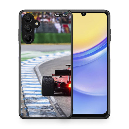 Θήκη Samsung A15 5G Racing Vibes από τη Smartfits με σχέδιο στο πίσω μέρος και μαύρο περίβλημα | Samsung A15 5G Racing Vibes case with colorful back and black bezels
