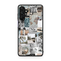 Thumbnail for Samsung Galaxy A15 5G Retro Beach Life Θήκη από τη Smartfits με σχέδιο στο πίσω μέρος και μαύρο περίβλημα | Smartphone case with colorful back and black bezels by Smartfits