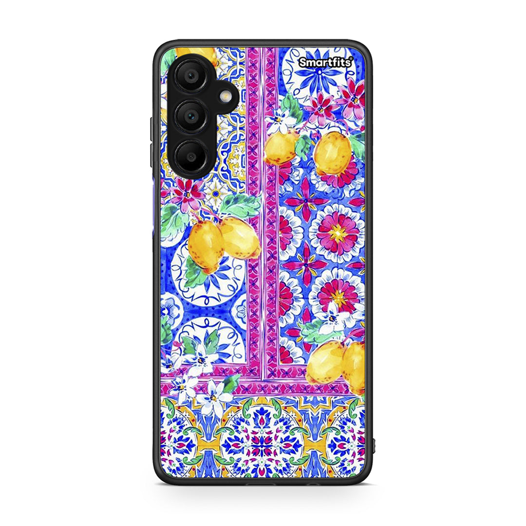 Samsung A15 5G Retro Spring θήκη από τη Smartfits με σχέδιο στο πίσω μέρος και μαύρο περίβλημα | Smartphone case with colorful back and black bezels by Smartfits