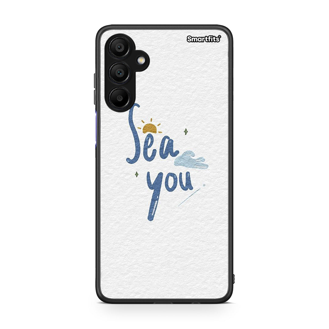 Samsung A15 5G Sea You Θήκη από τη Smartfits με σχέδιο στο πίσω μέρος και μαύρο περίβλημα | Smartphone case with colorful back and black bezels by Smartfits