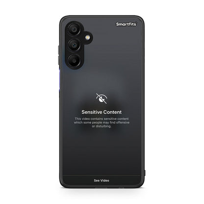 Samsung A15 5G Sensitive Content θήκη από τη Smartfits με σχέδιο στο πίσω μέρος και μαύρο περίβλημα | Smartphone case with colorful back and black bezels by Smartfits