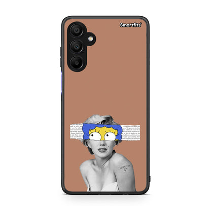 Samsung A15 5G Sim Merilyn θήκη από τη Smartfits με σχέδιο στο πίσω μέρος και μαύρο περίβλημα | Smartphone case with colorful back and black bezels by Smartfits
