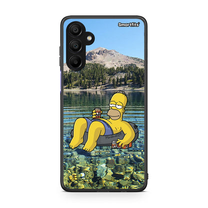 Samsung A15 5G Summer Happiness Θήκη από τη Smartfits με σχέδιο στο πίσω μέρος και μαύρο περίβλημα | Smartphone case with colorful back and black bezels by Smartfits