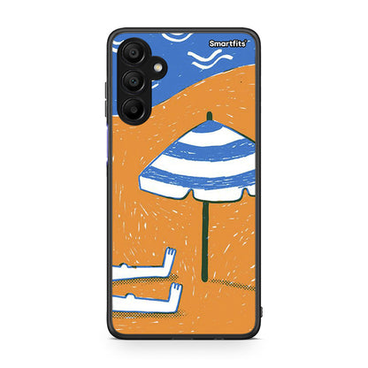 Samsung A15 5G Summering Θήκη από τη Smartfits με σχέδιο στο πίσω μέρος και μαύρο περίβλημα | Smartphone case with colorful back and black bezels by Smartfits