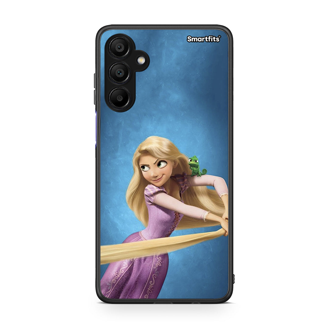 Samsung A15 5G Tangled 2 Θήκη Αγίου Βαλεντίνου από τη Smartfits με σχέδιο στο πίσω μέρος και μαύρο περίβλημα | Smartphone case with colorful back and black bezels by Smartfits