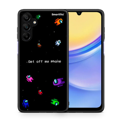 Θήκη Samsung A15 5G AFK Text από τη Smartfits με σχέδιο στο πίσω μέρος και μαύρο περίβλημα | Samsung A15 5G AFK Text case with colorful back and black bezels