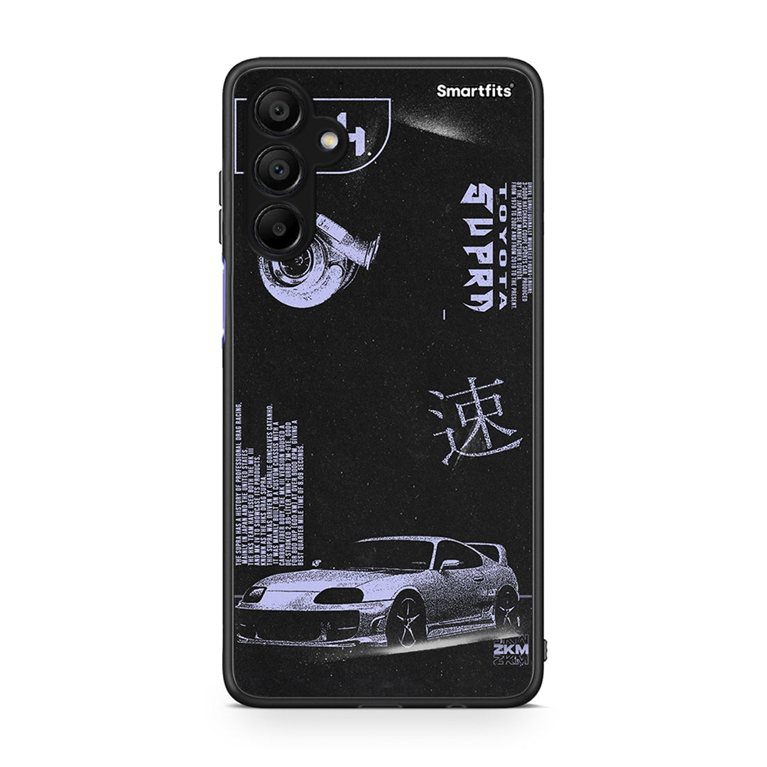 Samsung A15 5G Tokyo Drift Θήκη Αγίου Βαλεντίνου από τη Smartfits με σχέδιο στο πίσω μέρος και μαύρο περίβλημα | Smartphone case with colorful back and black bezels by Smartfits