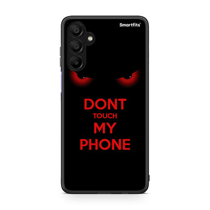 Samsung A15 5G Touch My Phone Θήκη από τη Smartfits με σχέδιο στο πίσω μέρος και μαύρο περίβλημα | Smartphone case with colorful back and black bezels by Smartfits