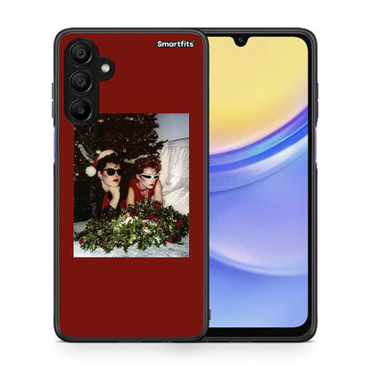 Θήκη Samsung A15 5G Waiting For Xmas από τη Smartfits με σχέδιο στο πίσω μέρος και μαύρο περίβλημα | Samsung A15 5G Waiting For Xmas case with colorful back and black bezels