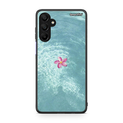 Samsung A15 5G Water Flower Θήκη από τη Smartfits με σχέδιο στο πίσω μέρος και μαύρο περίβλημα | Smartphone case with colorful back and black bezels by Smartfits