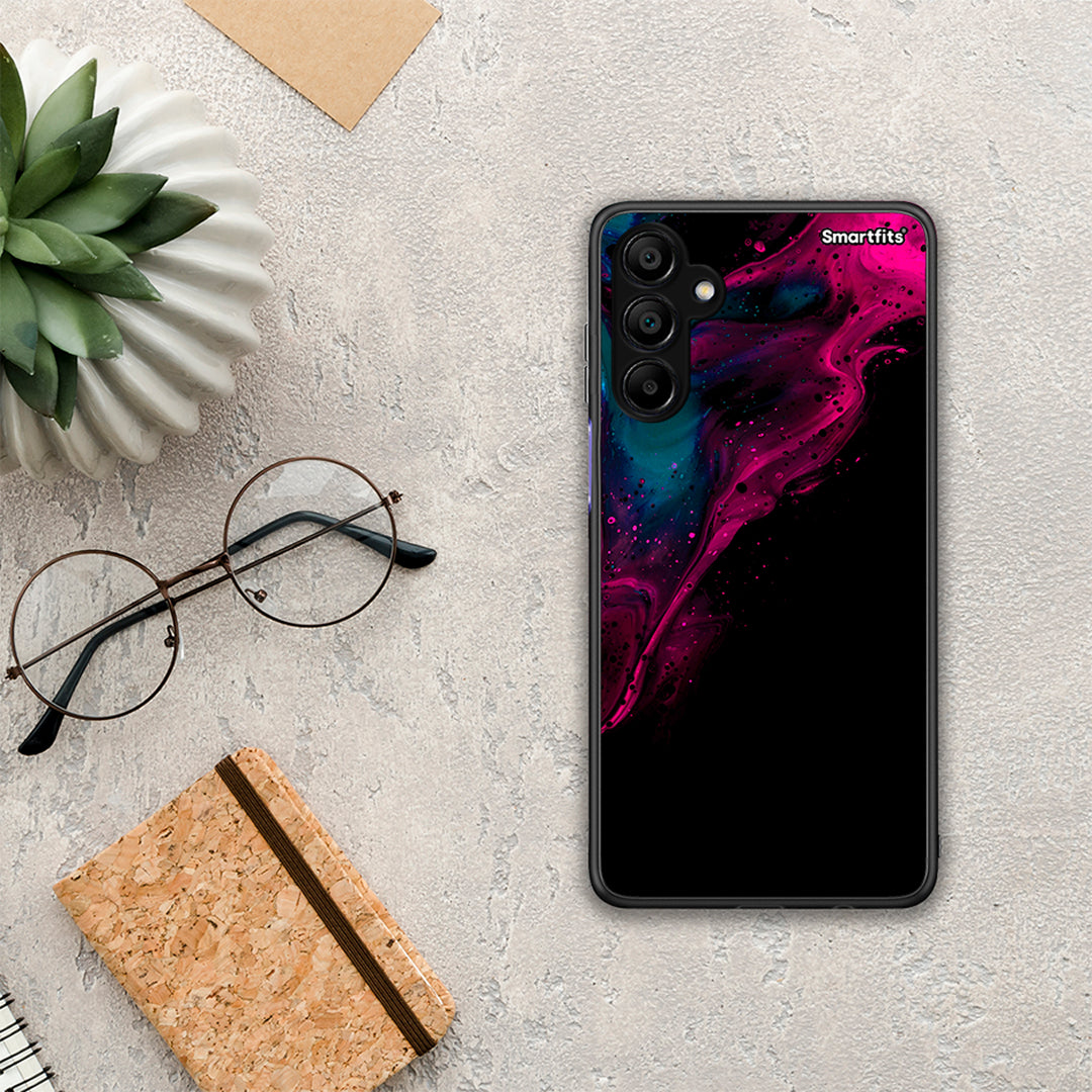 Watercolor Pink Black - Samsung A15 5G θήκη