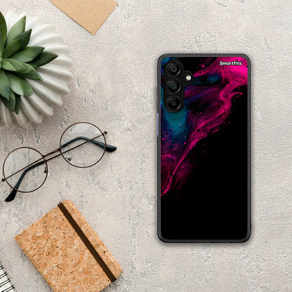 Watercolor Pink Black - Samsung A15 5G θήκη