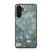 Thumbnail for Samsung Galaxy A15 5G White Blossoms θήκη από τη Smartfits με σχέδιο στο πίσω μέρος και μαύρο περίβλημα | Smartphone case with colorful back and black bezels by Smartfits