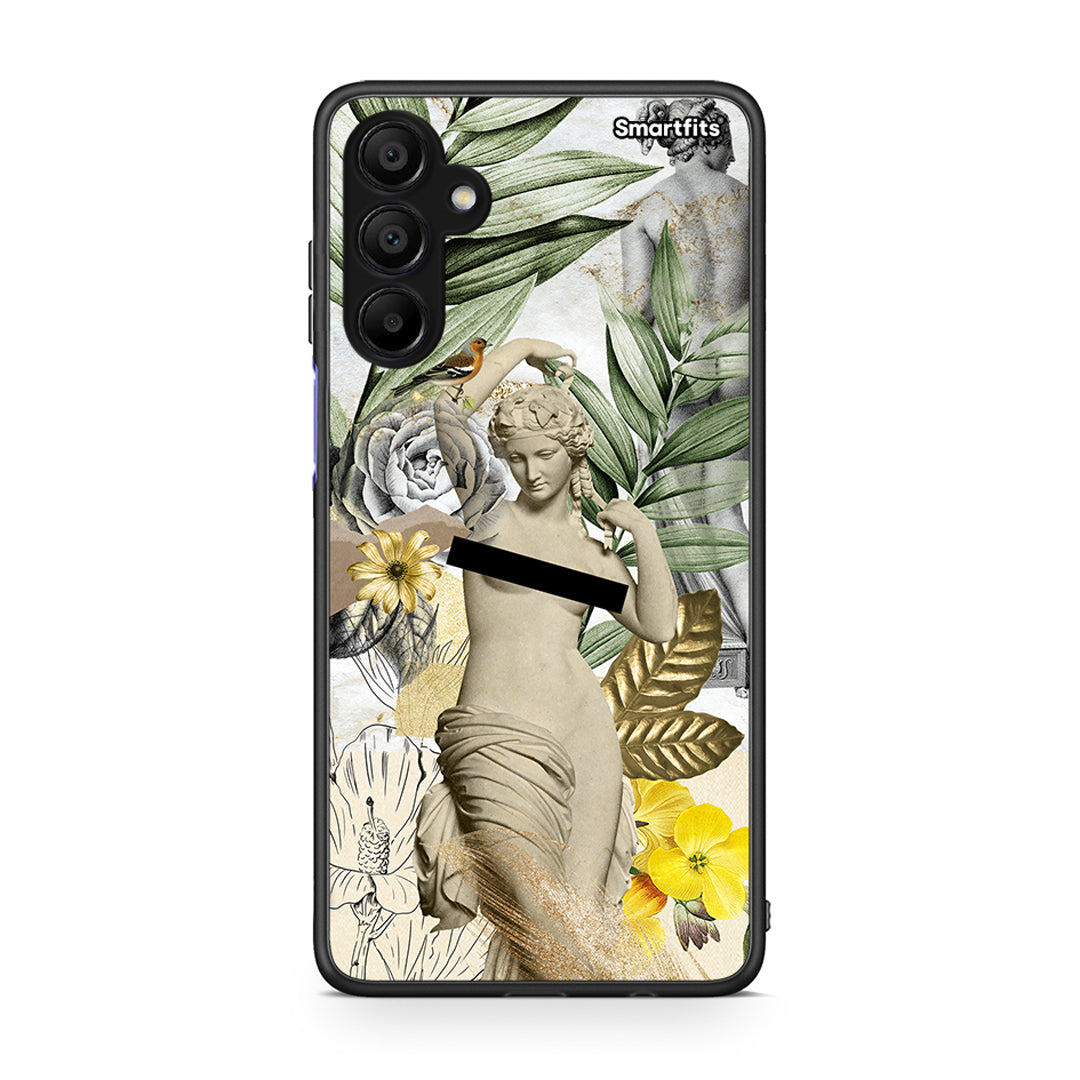 Samsung A15 5G Woman Statue θήκη από τη Smartfits με σχέδιο στο πίσω μέρος και μαύρο περίβλημα | Smartphone case with colorful back and black bezels by Smartfits