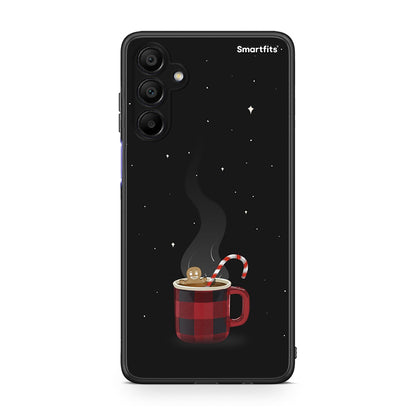 Samsung A15 5G Xmas Bathing θήκη από τη Smartfits με σχέδιο στο πίσω μέρος και μαύρο περίβλημα | Smartphone case with colorful back and black bezels by Smartfits