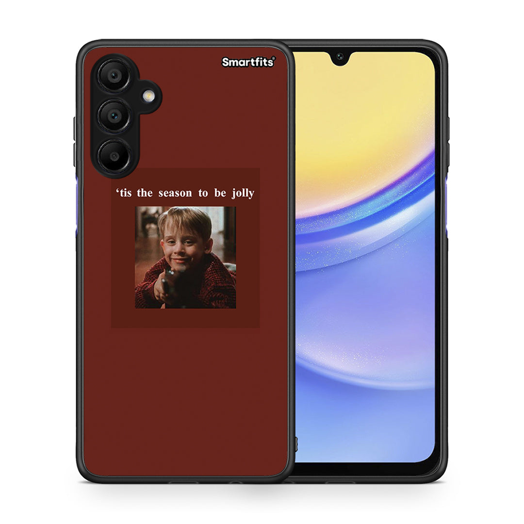 Θήκη Samsung A15 5G Xmas Ultimate Spirit από τη Smartfits με σχέδιο στο πίσω μέρος και μαύρο περίβλημα | Samsung A15 5G Xmas Ultimate Spirit case with colorful back and black bezels