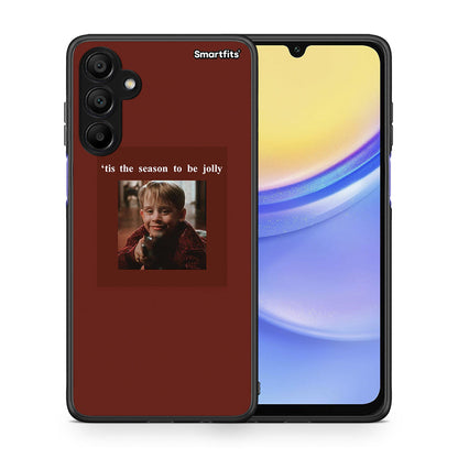 Θήκη Samsung A15 5G Xmas Ultimate Spirit από τη Smartfits με σχέδιο στο πίσω μέρος και μαύρο περίβλημα | Samsung A15 5G Xmas Ultimate Spirit case with colorful back and black bezels