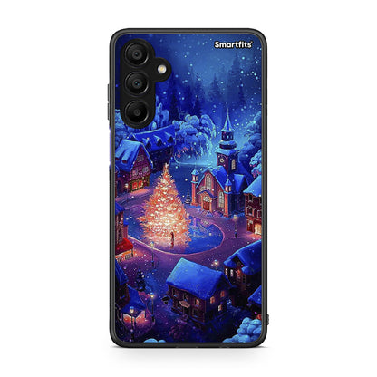 Samsung A15 5G Xmas Village θήκη από τη Smartfits με σχέδιο στο πίσω μέρος και μαύρο περίβλημα | Smartphone case with colorful back and black bezels by Smartfits
