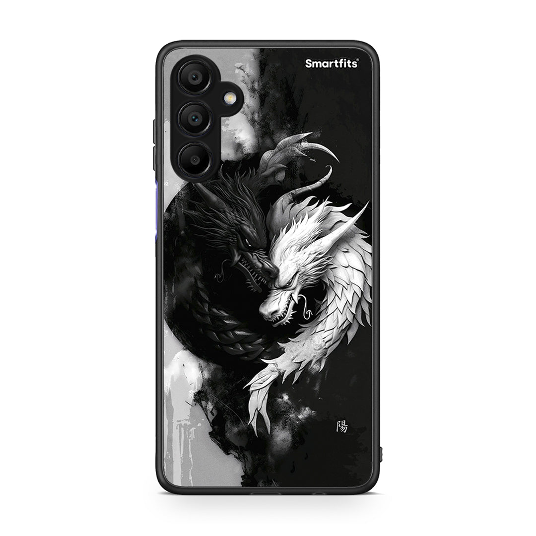 Samsung A15 5G Yin Yang Θήκη από τη Smartfits με σχέδιο στο πίσω μέρος και μαύρο περίβλημα | Smartphone case with colorful back and black bezels by Smartfits